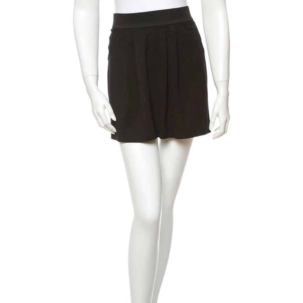 Helmut Lang Black Skirt w/ Stretch Waistband & Side Pockets - Size 4 (S)
